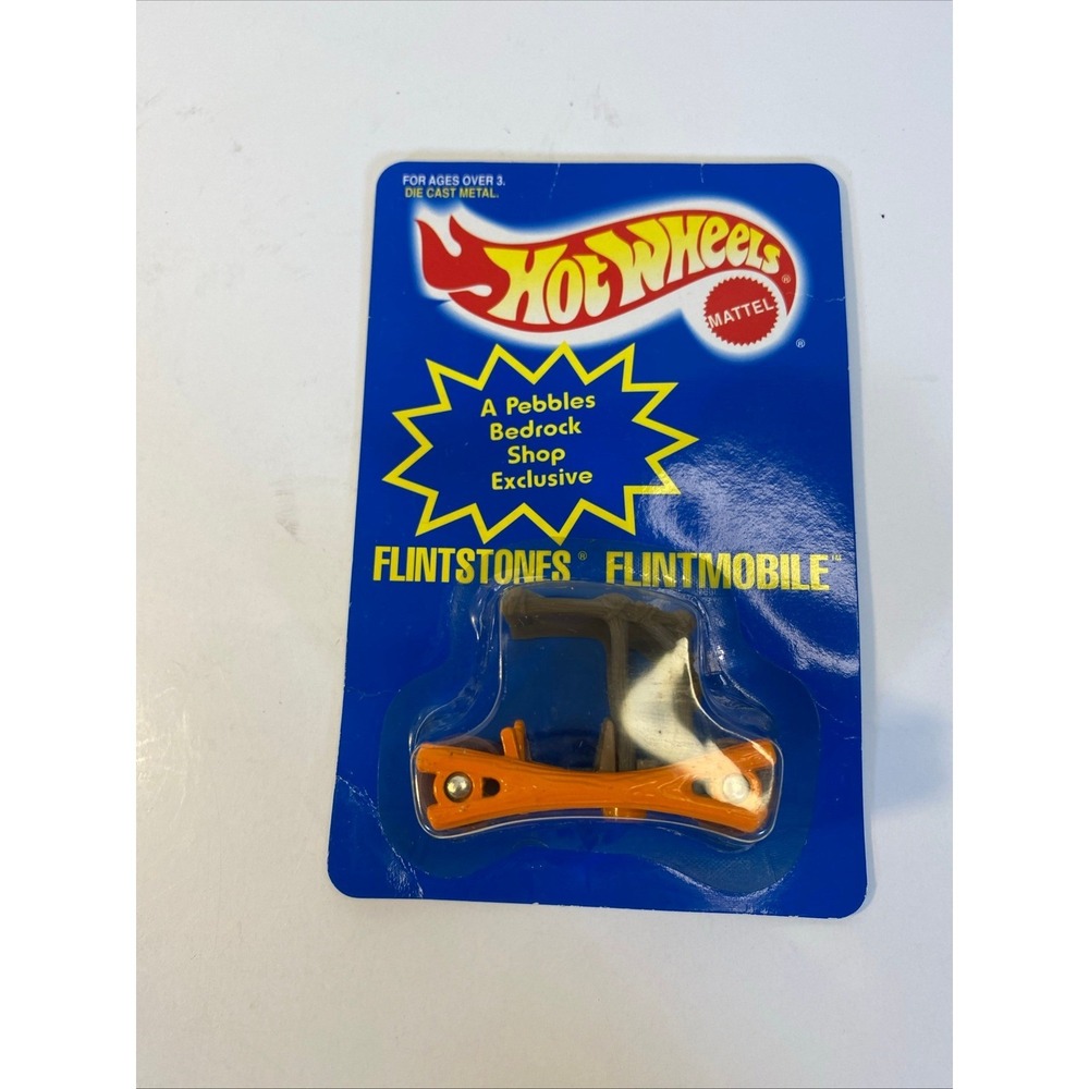 Hot Wheels Flintstones Flintmobile Color Changer Pebbles Bedrock Shop Exclusive